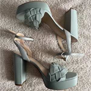 Vince Camuto Light Blue Platform Heels